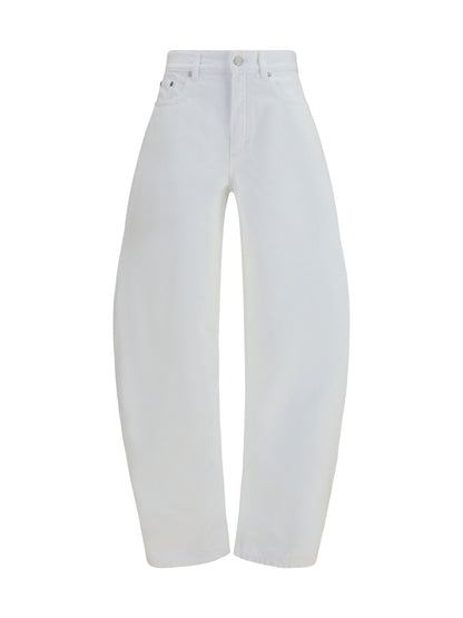AlaïA Barrel Jeans - Blanc