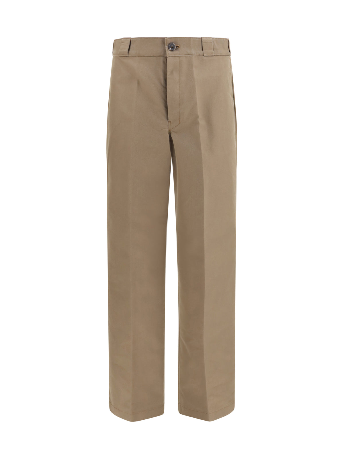 Prada Technical wide-leg Pants in canvas - Light Brown