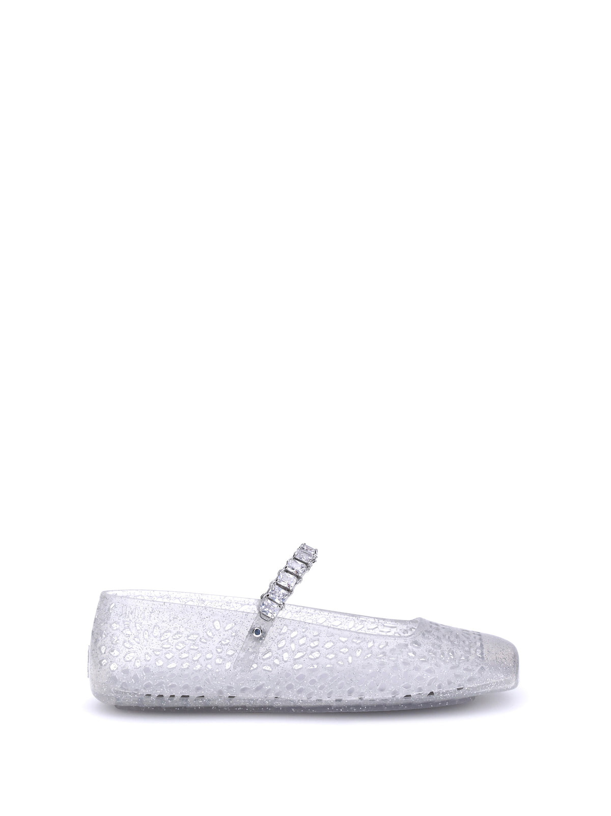 Jimmy Choo Jelly Ballerinas - Clear/Silver Mix/Crystal