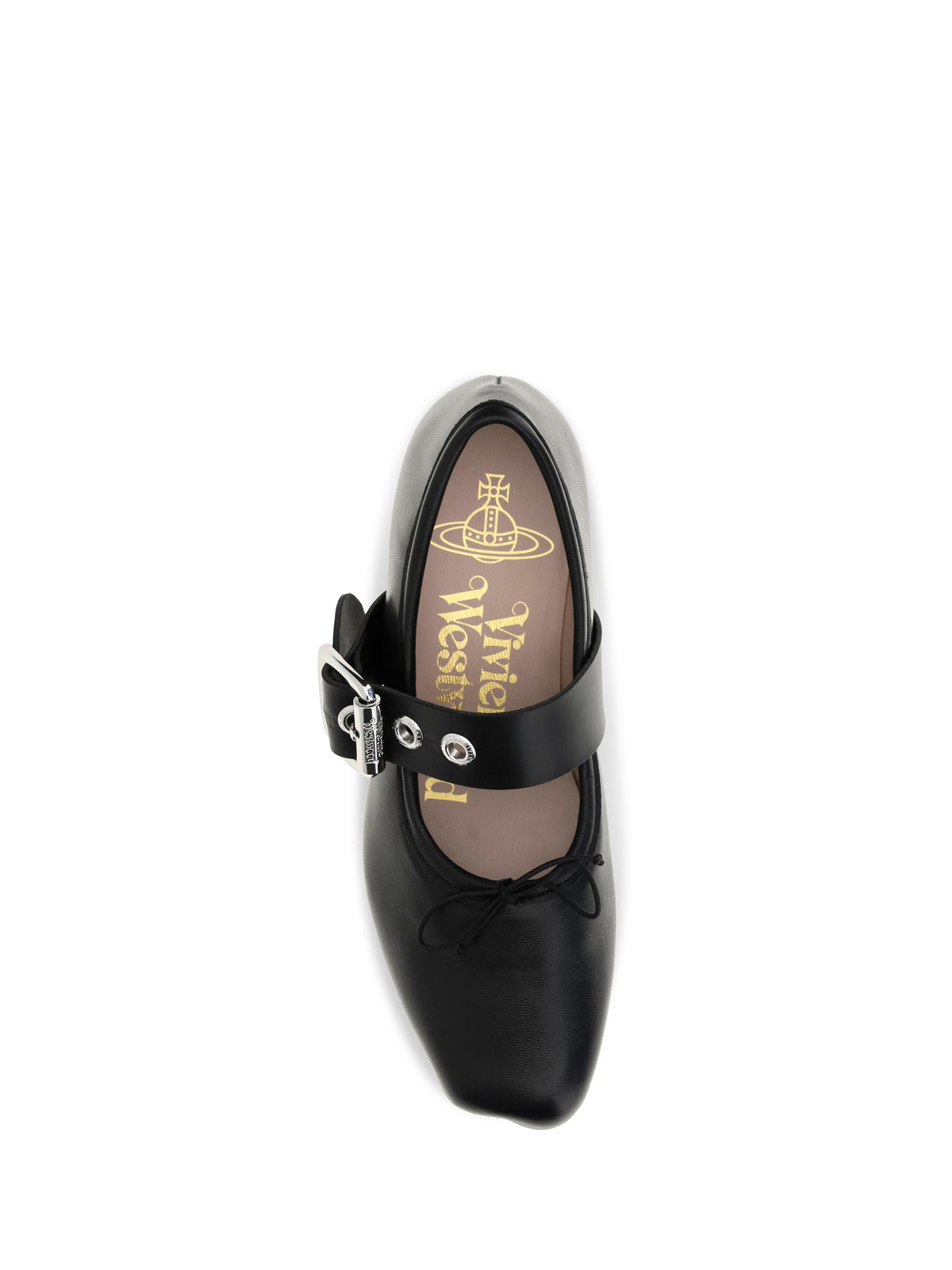 Vivienne Westwood Alice leather Ballerinas - Black