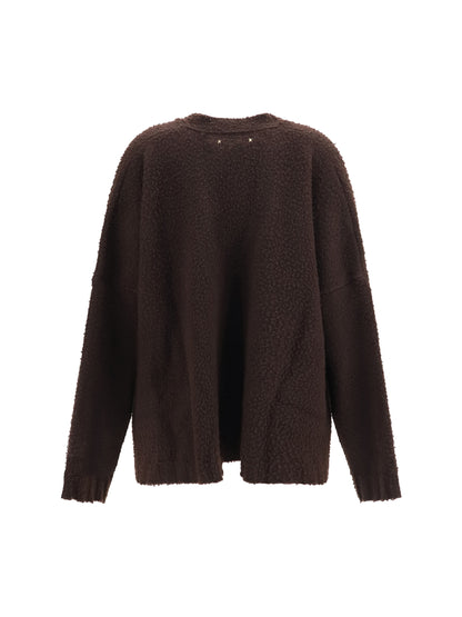 Golden Goose Casentino-effect wool Cardigan - Brown