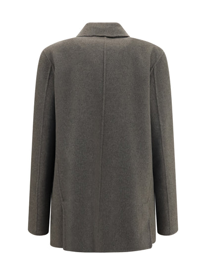 The Row Cinna Jacket - Driftwood Melange