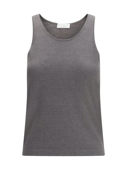 BRUNELLO CUCINELLI Sparkling knit Tank Top