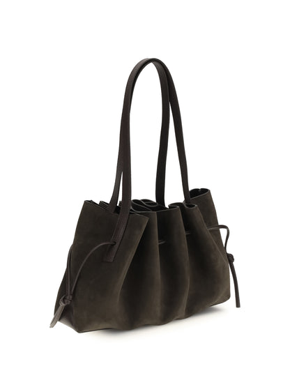 Yuzefi Scallop Shoulder Bag - Ganache