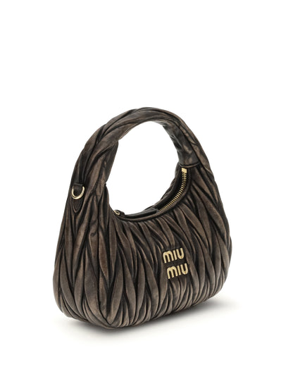 Miu Miu Wander Handbag in quilted leather - Caffe'