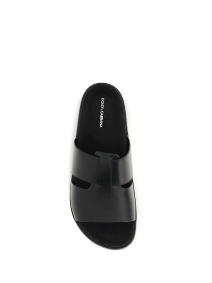 DOLCE & GABBANA Leather Sandals