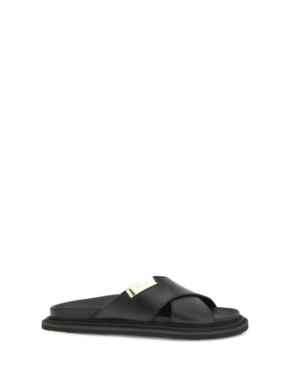 MOSCHINO Leather Sandals