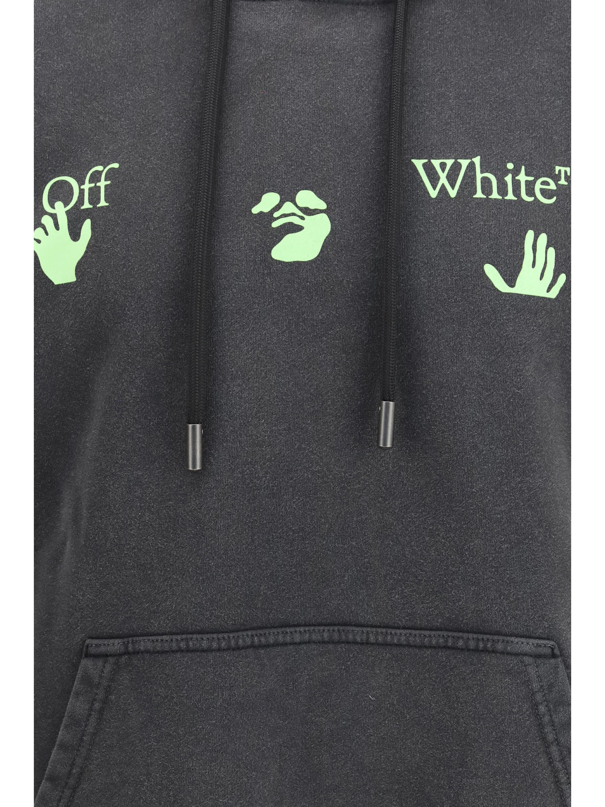 Off-White Bacco Arrow Skate Hooded Sweatshirt - Garment Dyed + Fad