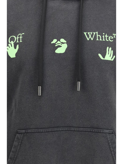 Off-White Bacco Arrow Skate Hooded Sweatshirt - Garment Dyed + Fad