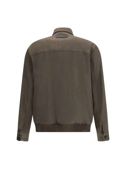 Brioni Wool Jacket - Khaki
