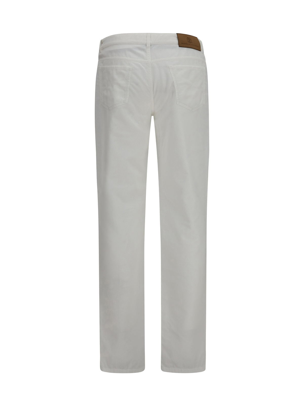 Brunello Cucinelli Five-pocket ribbed corduroy Pants - Neve