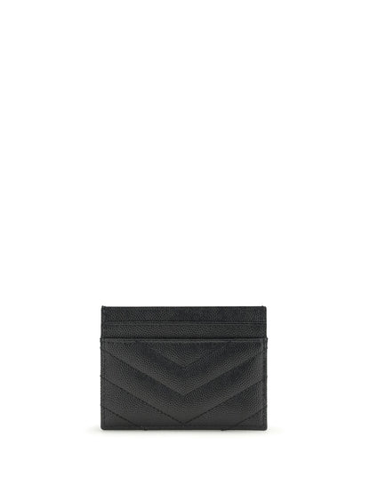 SAINT LAURENT Leather Card Holder