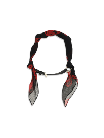 ALEXANDER McQUEEN Double-wrap Skull Scarf Bracelet