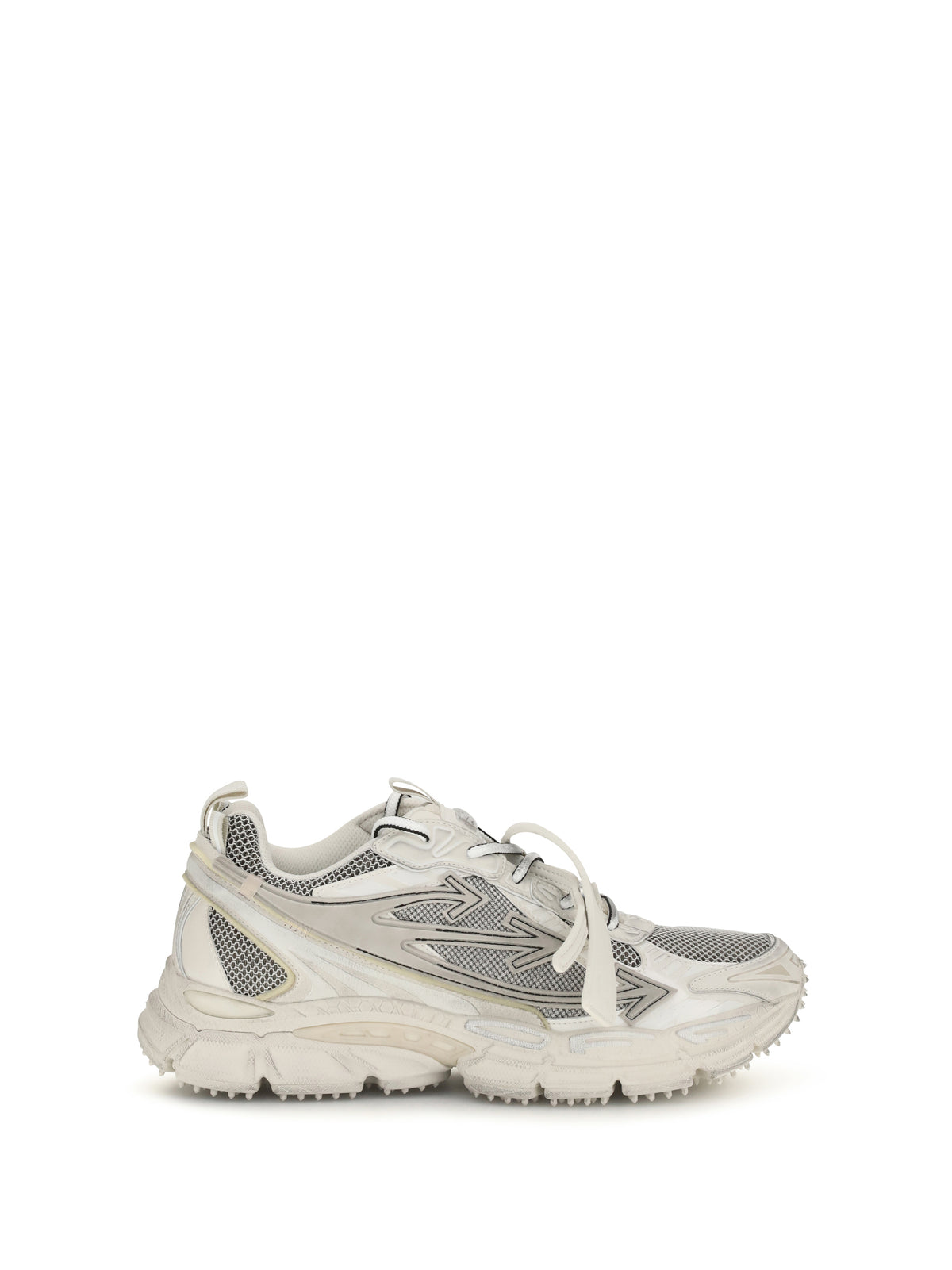 Off-White Be Right Back Worn Out Sneakers - Beige/Grey