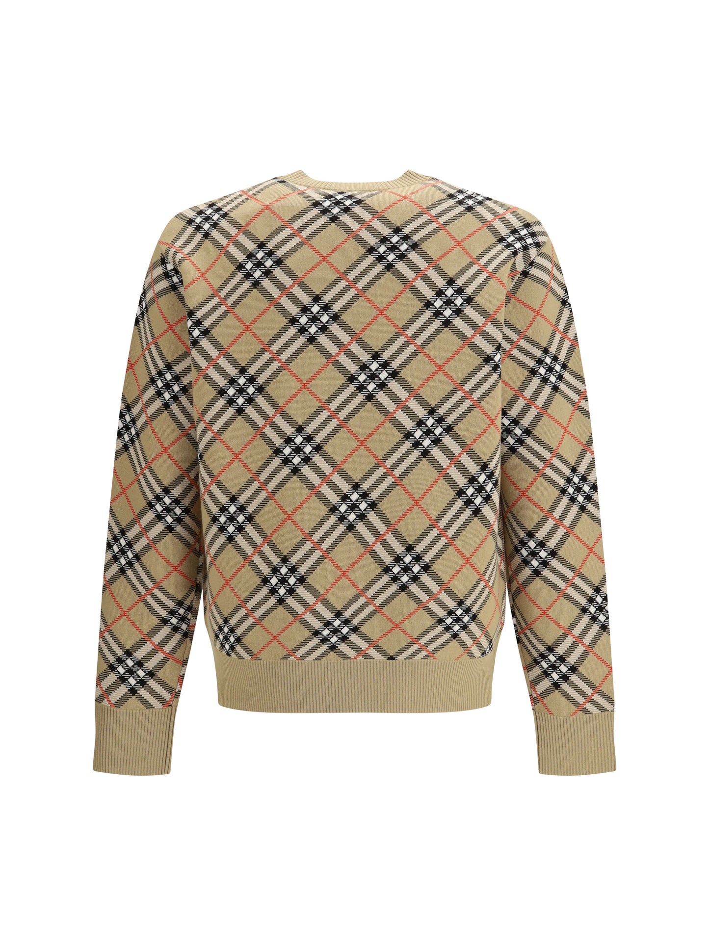 BURBERRY Wool Check Sweater