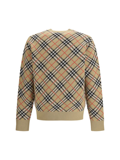 BURBERRY Wool Check Sweater