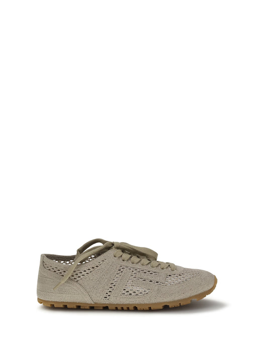 BALMAIN Racer 45 Sneakers in macramé
