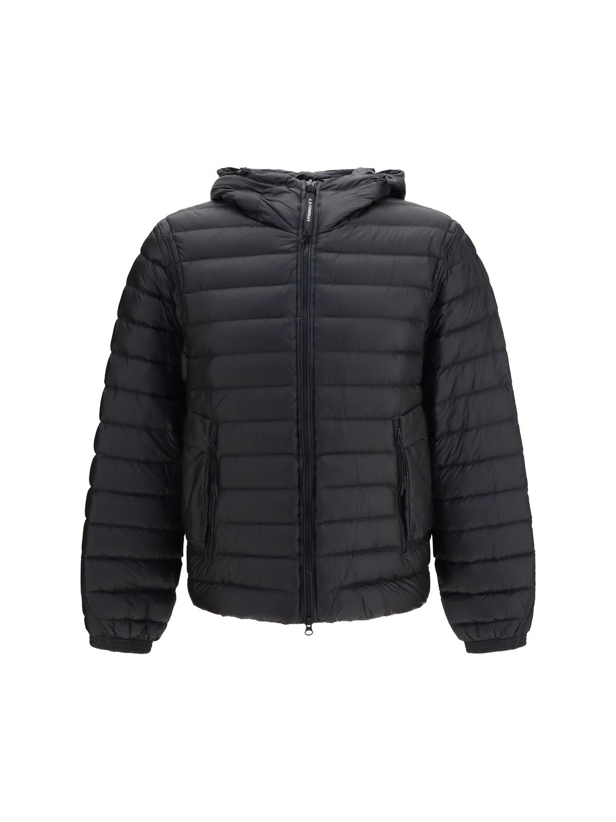 C.P. Company D.D. Shell Hooded Down Jacket - Black