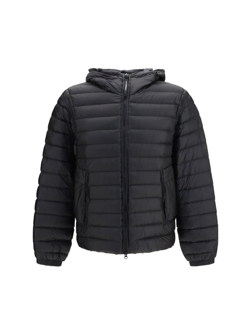 C.P. Company D.D. Shell Hooded Down Jacket - Black