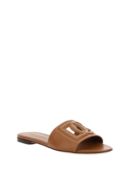 Dolce & Gabbana Millenials Sandals - Brown Light