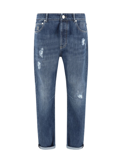 BRUNELLO CUCINELLI Worn-out Jeans