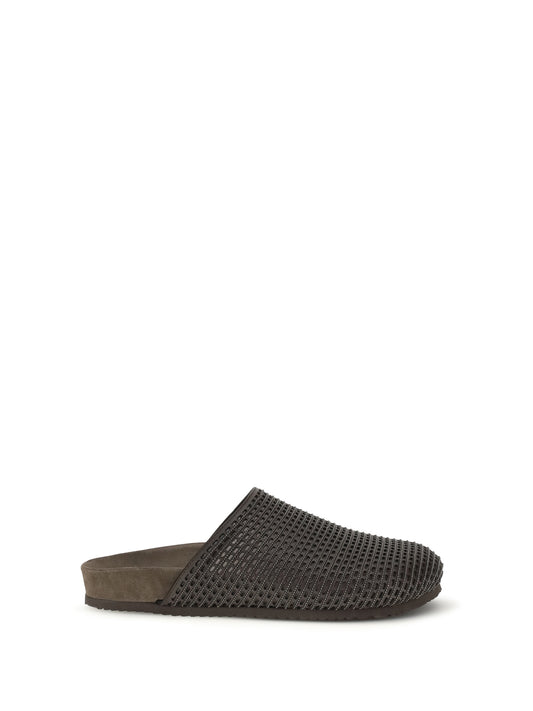 BRUNELLO CUCINELLI Leather Slides