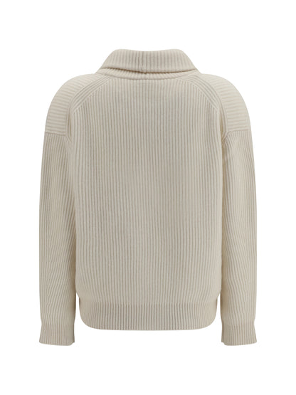 Forte_forte Wool and cashmere english rib Cardigan - Pure