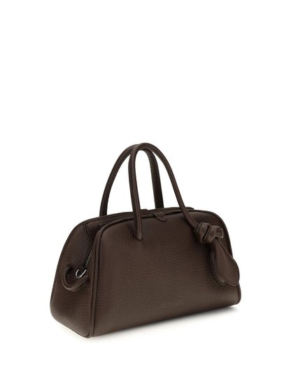 Jacquemus Le Petit Turismo leather Top Handle Bag - Dark Brown