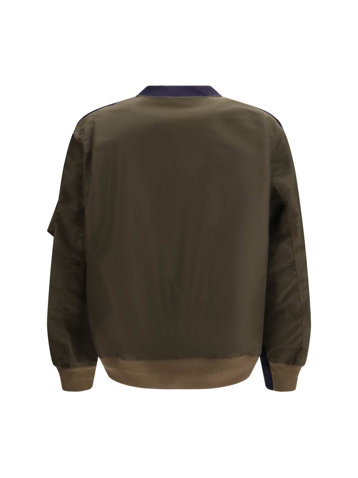Sacai Sponge Sweatshirt - Navy×D/Khaki