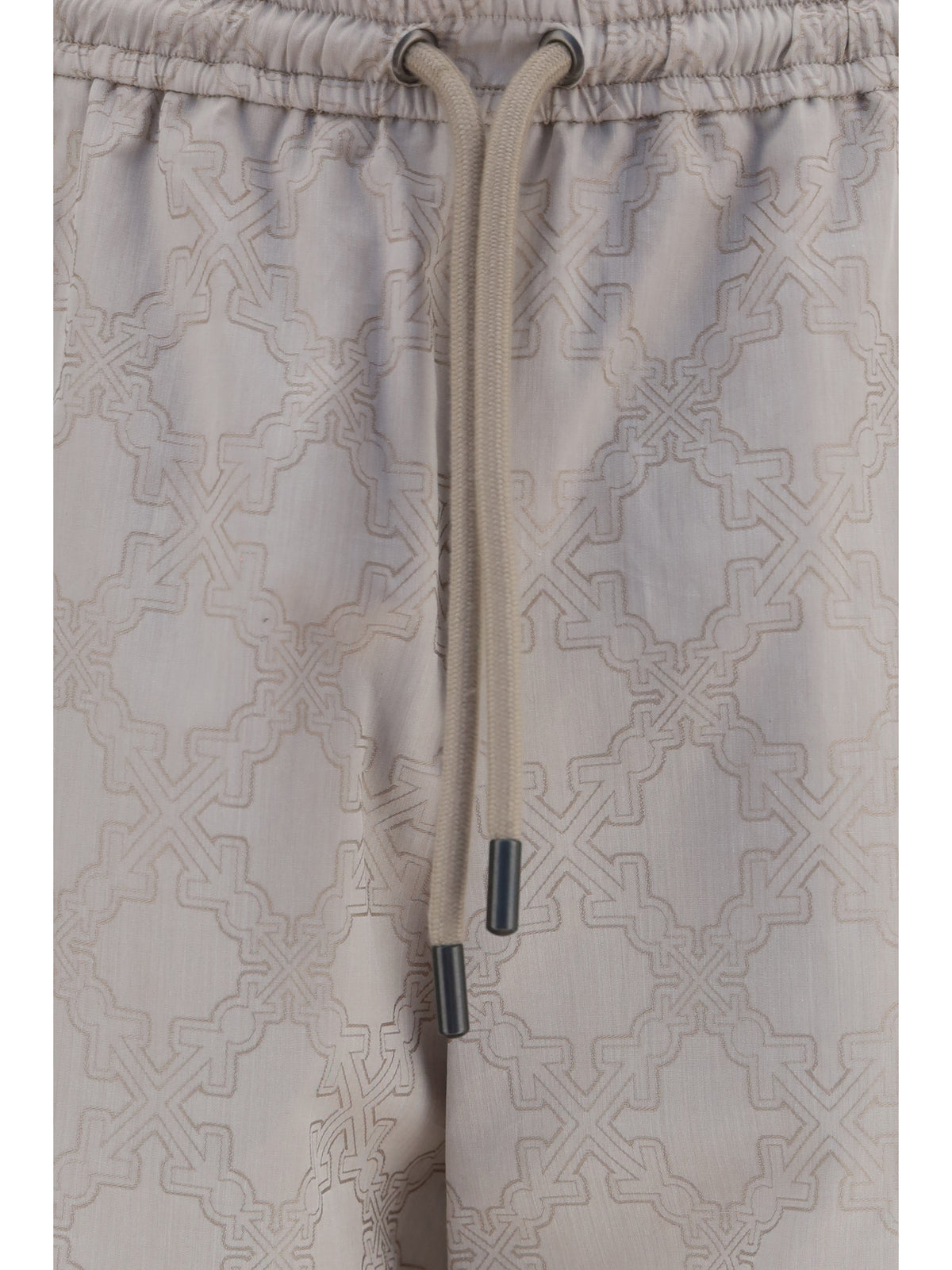 Off-White Arrow all-over monogram Pants - String