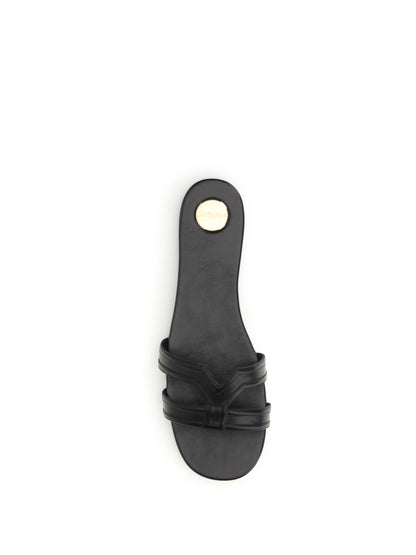 SAINT LAURENT Smooth leather Mabrouka Sandals