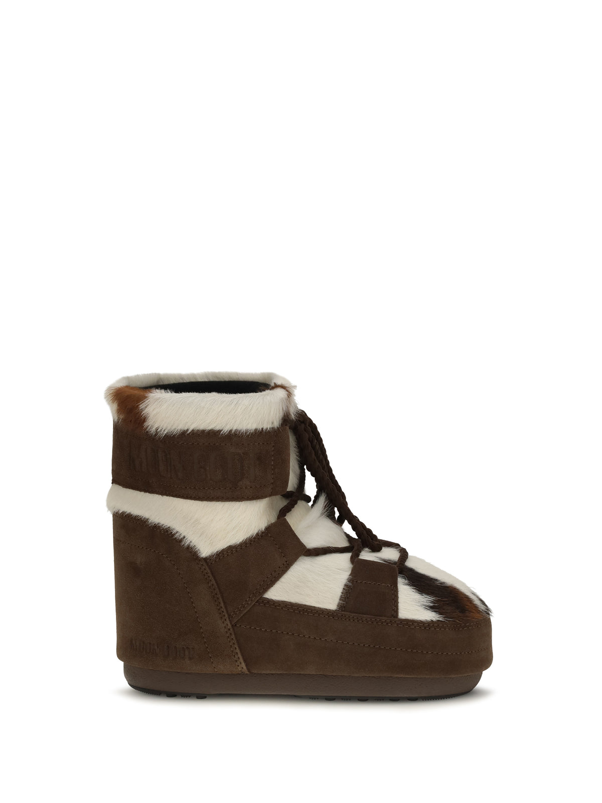Moon Boot Icon Low Archive 1985 pony-hair Boots - White/Cocoa