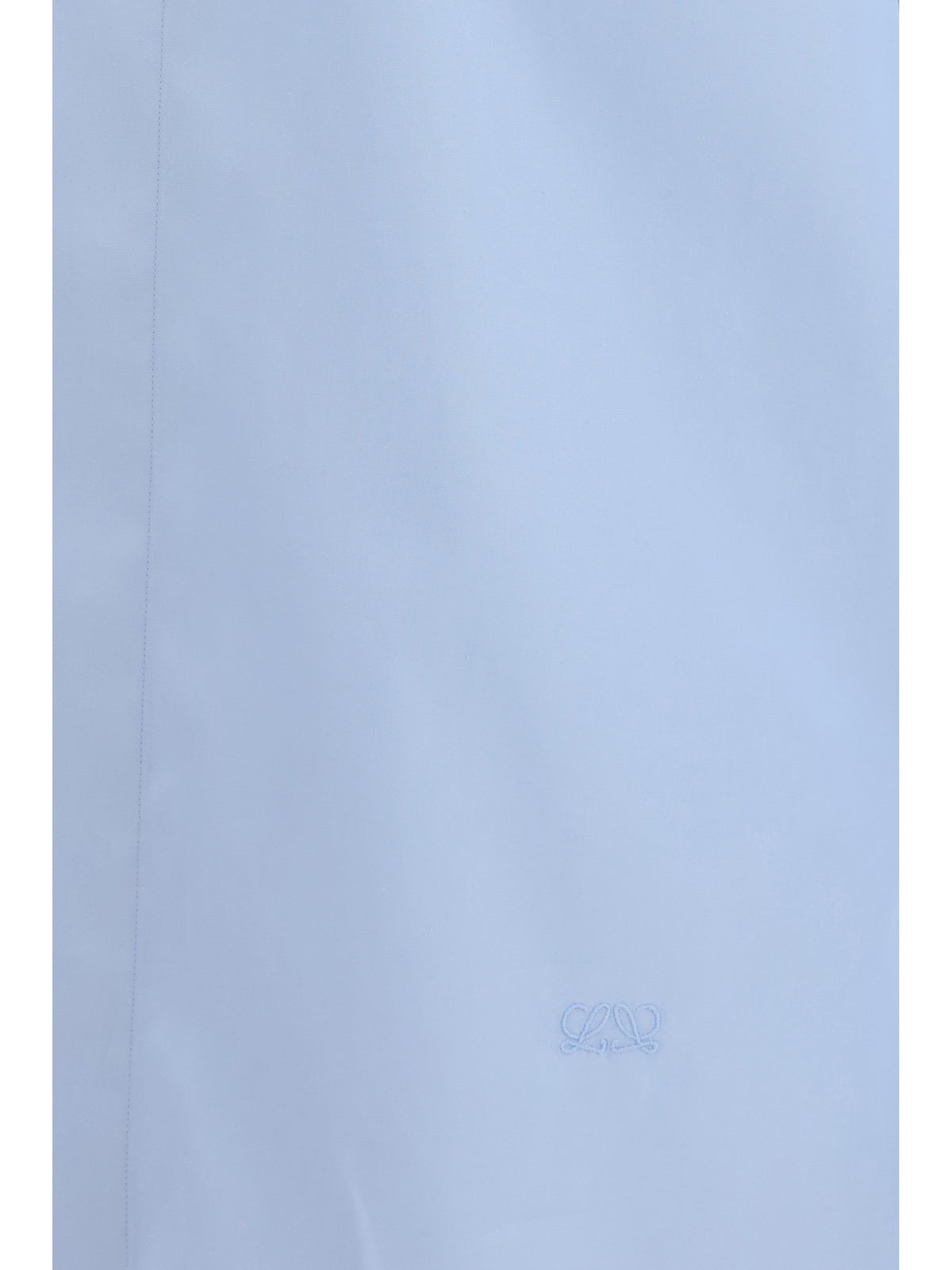 Loewe Lightweight cotton poplin Shirt - Light Blue