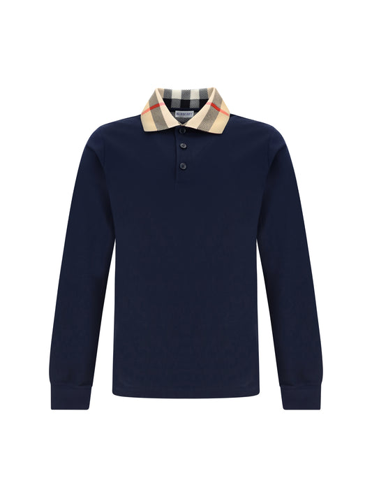 BURBERRY Cody long sleeve cotton Polo