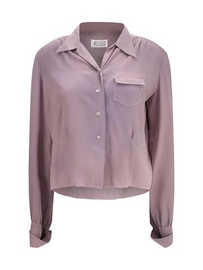 Maison Margiela Silk Shirt - Dusty Pink
