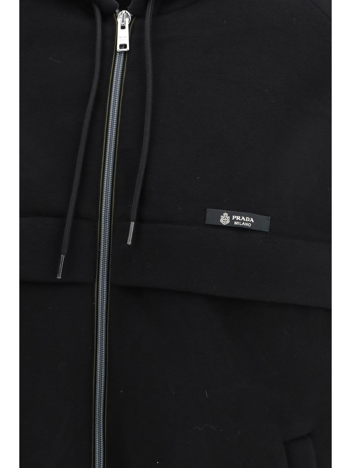 Prada Technical hooded Blouson - Black