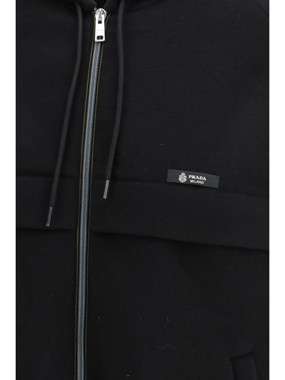Prada Technical hooded Blouson - Black