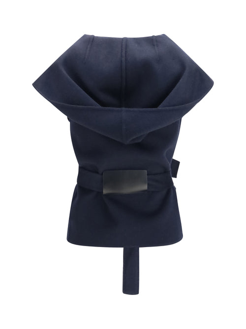 AlaïA Cashmere Hooded Vest - Minuit
