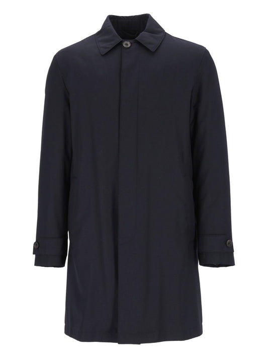 Corneliani Waterproof Car Coat - Blue
