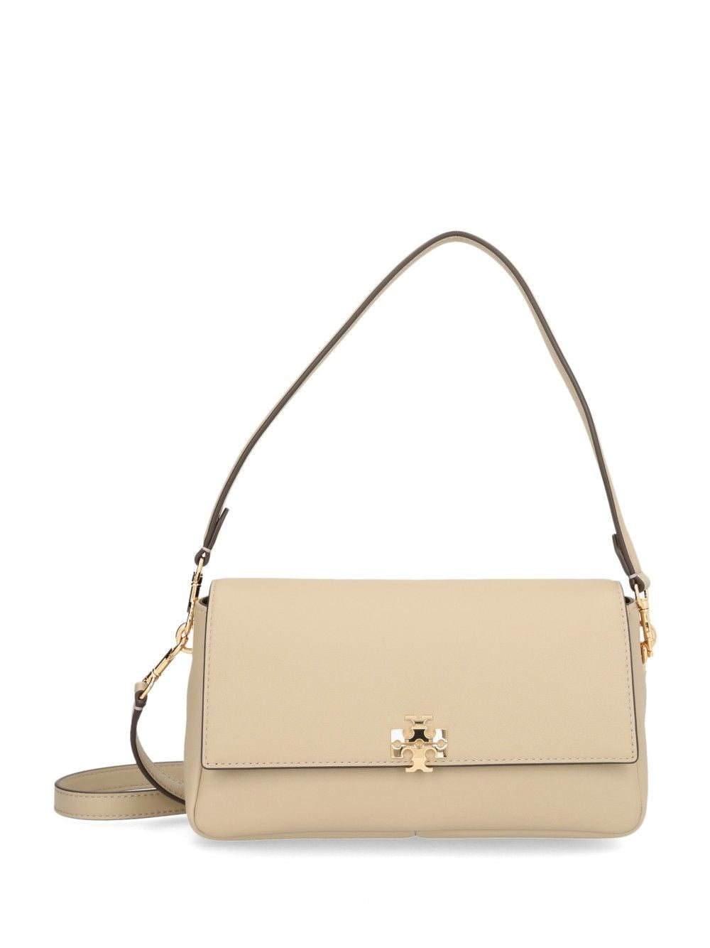Tory Burch Small "Charlie" Bag - Beige