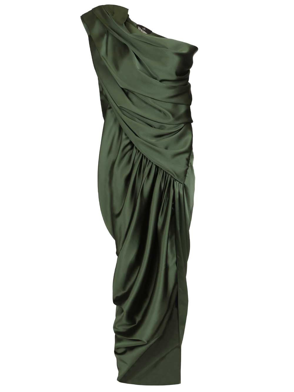 Vivienne Westwood Rill Long Dress - Green