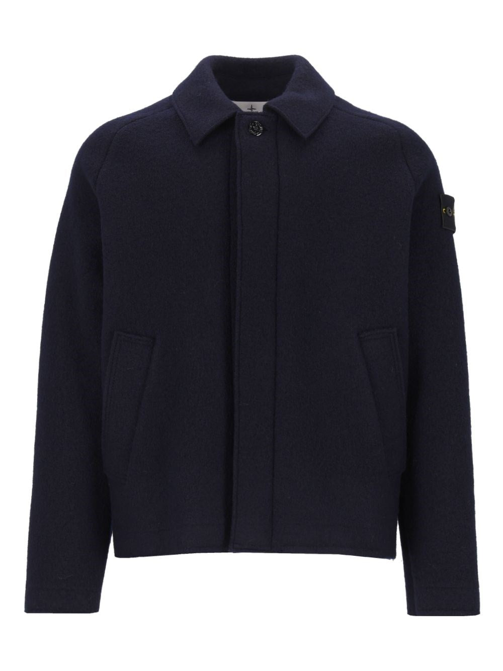 Stone Island Cloth Jacket - Blue