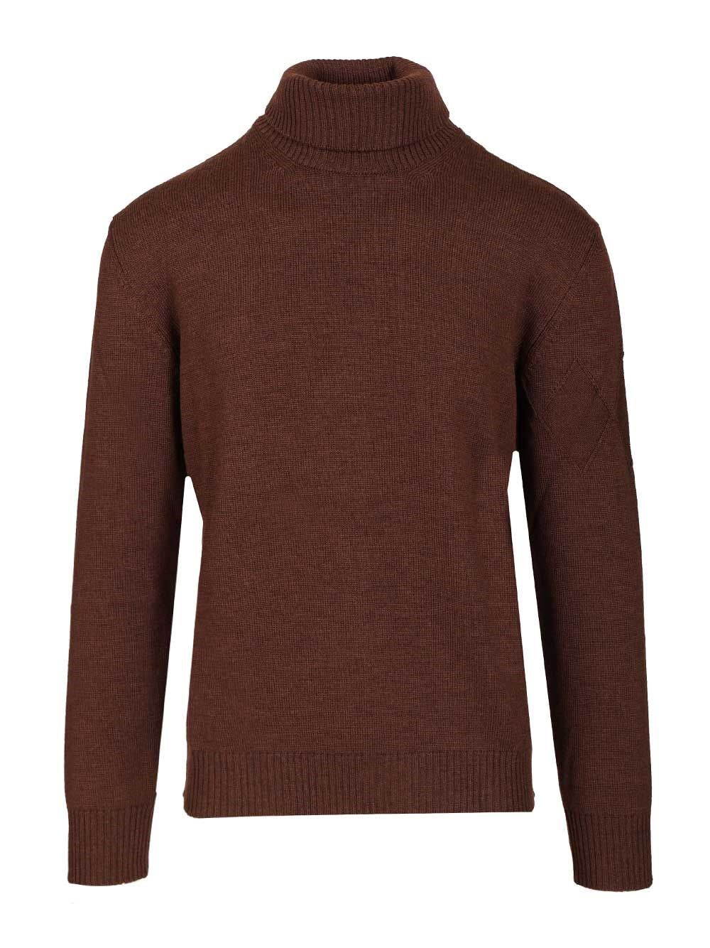 Ballantyne Merino Wool Turtleneck - Brown