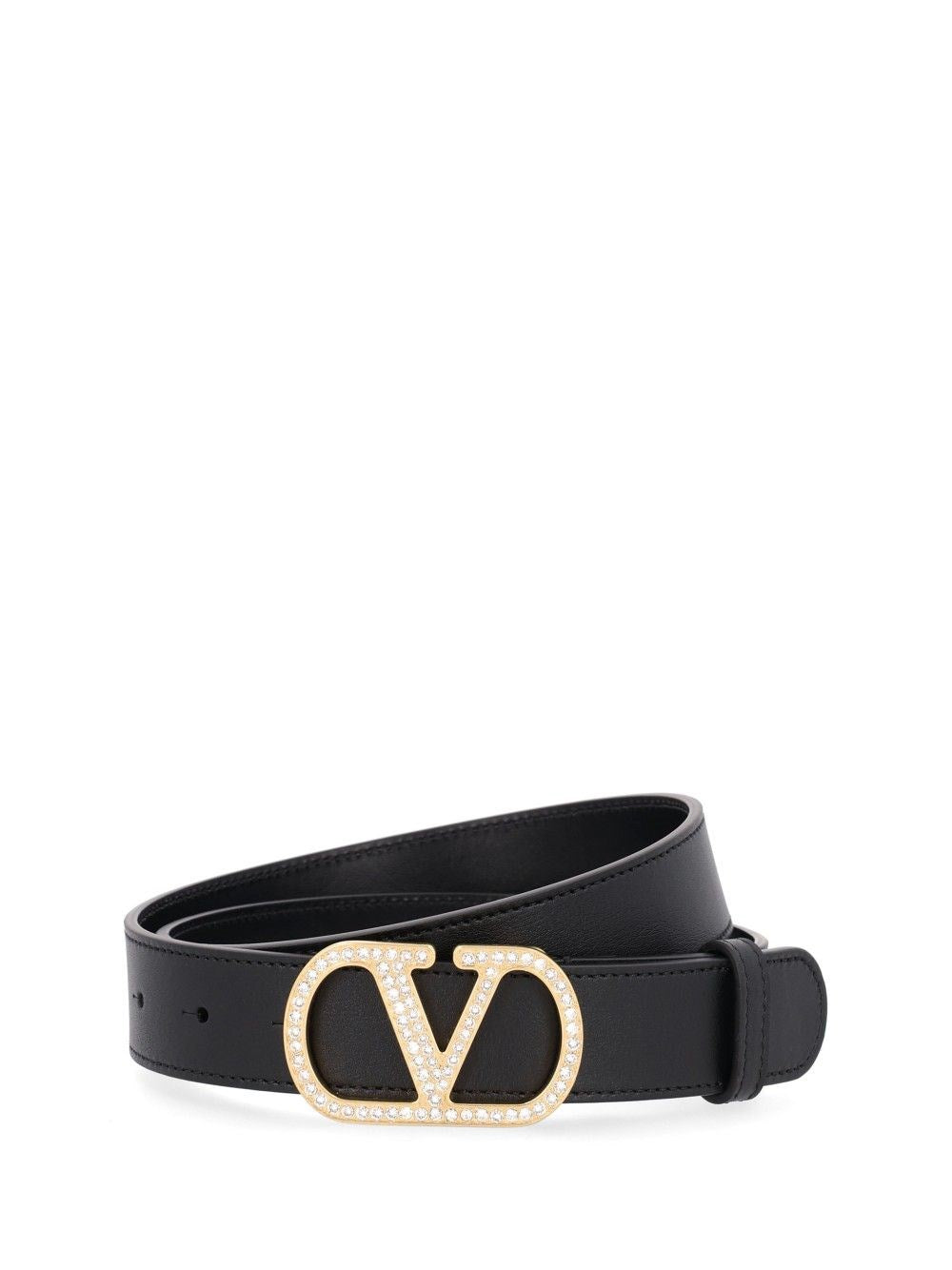 Valentino Garavani Vlogo Signature Belt - Black