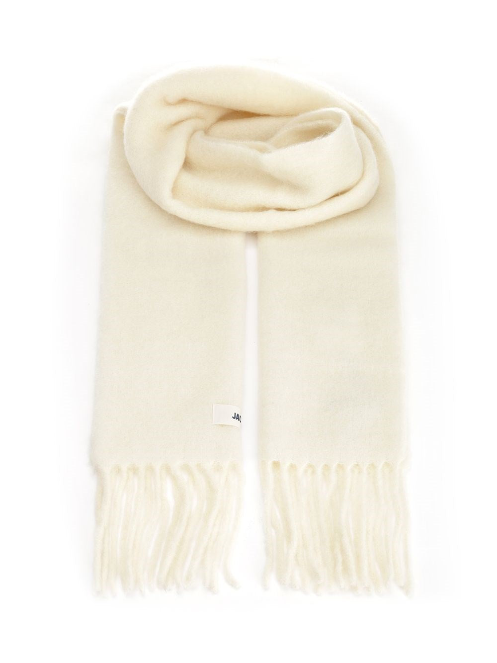 Jacquemus Wool Blend Scarf - White