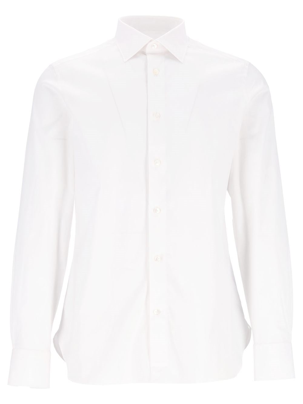 Zegna Stretch Cotton Shirt - White