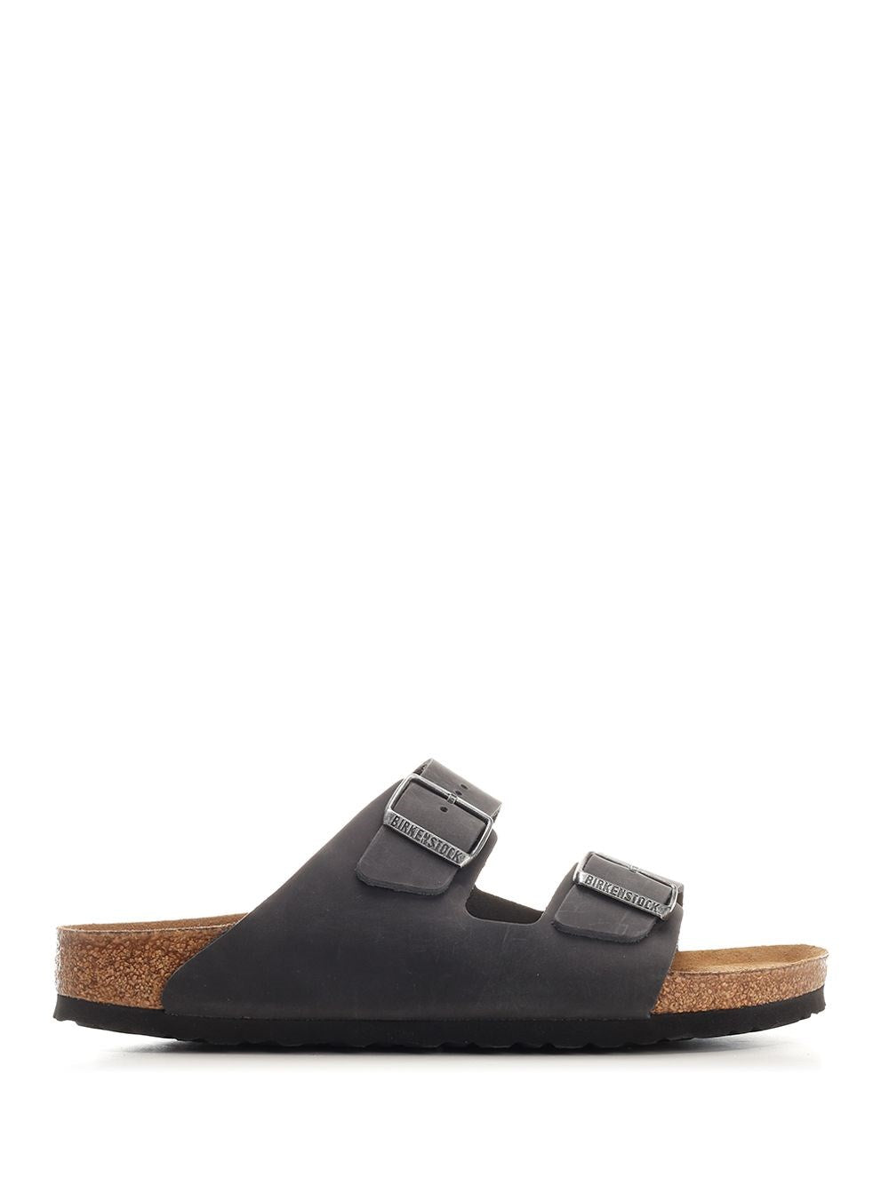 Birkenstock "Arizona" Double Buckle Sandal - Black