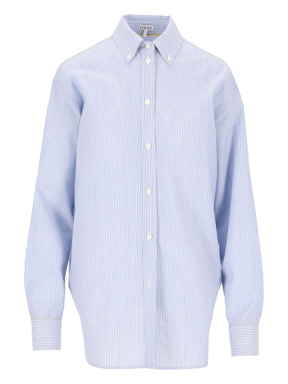 Loewe Light And Flowing Wool Shirt - Sky Blue