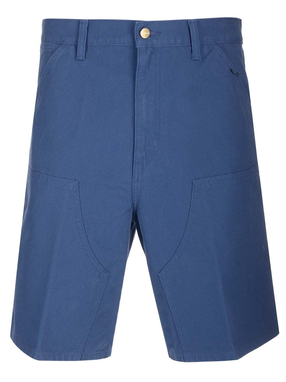 Carhartt Wip "Marshall" Bermuda Shorts In Blue Canvas