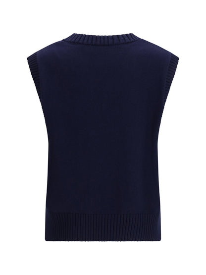 AMI PARIS Sleeveless V-neck knitted Sweater
